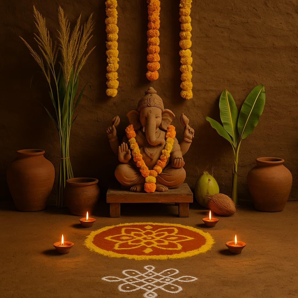 ganesha-village-style-decoration-karnataka