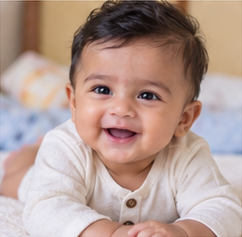 Baby portrait illustrating the name Arpit