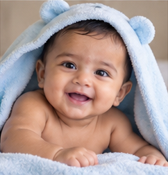Baby portrait illustrating the name Avinash